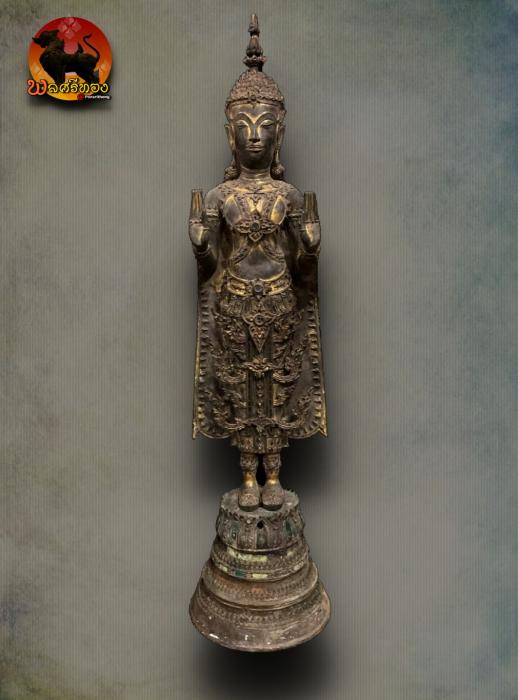 พระบูชาสมัยอยุธยา​ ทรงเครื่องใหญ่ ปางห้ามสมุทร