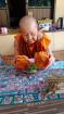 ผ้ายันต์ กันภัยพิบัติ (จารมือ) ลป.สิงห์โต สำนักสงฆ์ป่าทรรรม