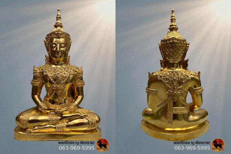 พระบูชาทรงเครื่องจักรพรรดิ พระครูบาบุญชุ่ม ประเทศพม่า ปี2552