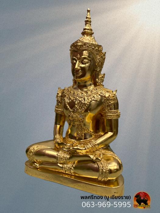 พระบูชาทรงเครื่องจักรพรรดิ พระครูบาบุญชุ่ม ประเทศพม่า ปี2552