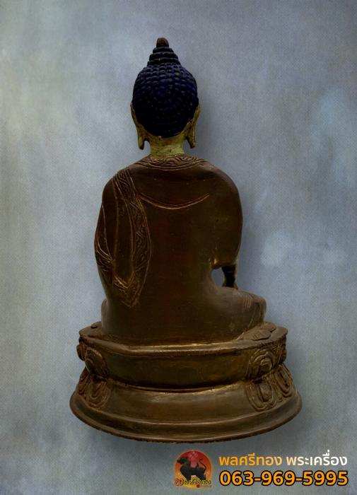 พระบูชาพระศากยมุนีพุทธเจ้าแห่งเนปาล-ธิเบต หน้าตัก 3.8 นิ้ว ฐ